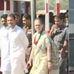 कांग्रेस कार्यसमिति की बैठक में भाग लेने पुहंचे वरिष्ठ नेता