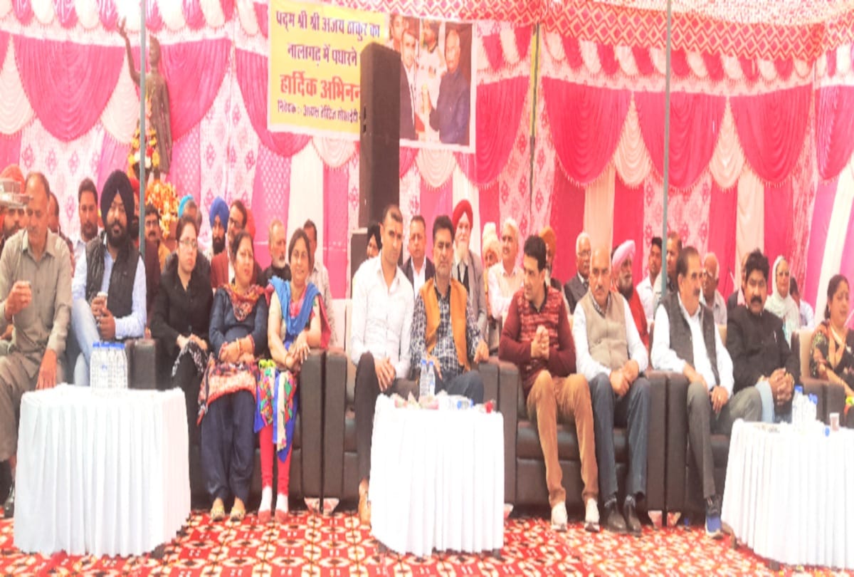 Kabaddi star Ajay Thakur warm welcomed by Fans in nalagarh himachal