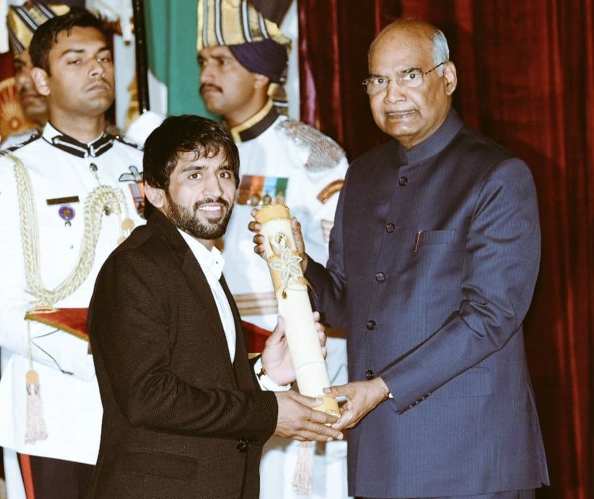 Rajiv Gandhi Khel Ratna Award to International Wrestler Bajrang Punia
