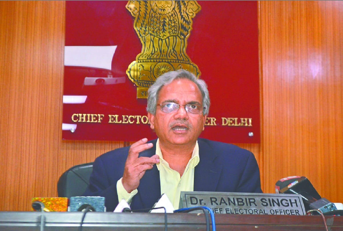 Campaign to create awareness for voting in Delhi Assembly Election