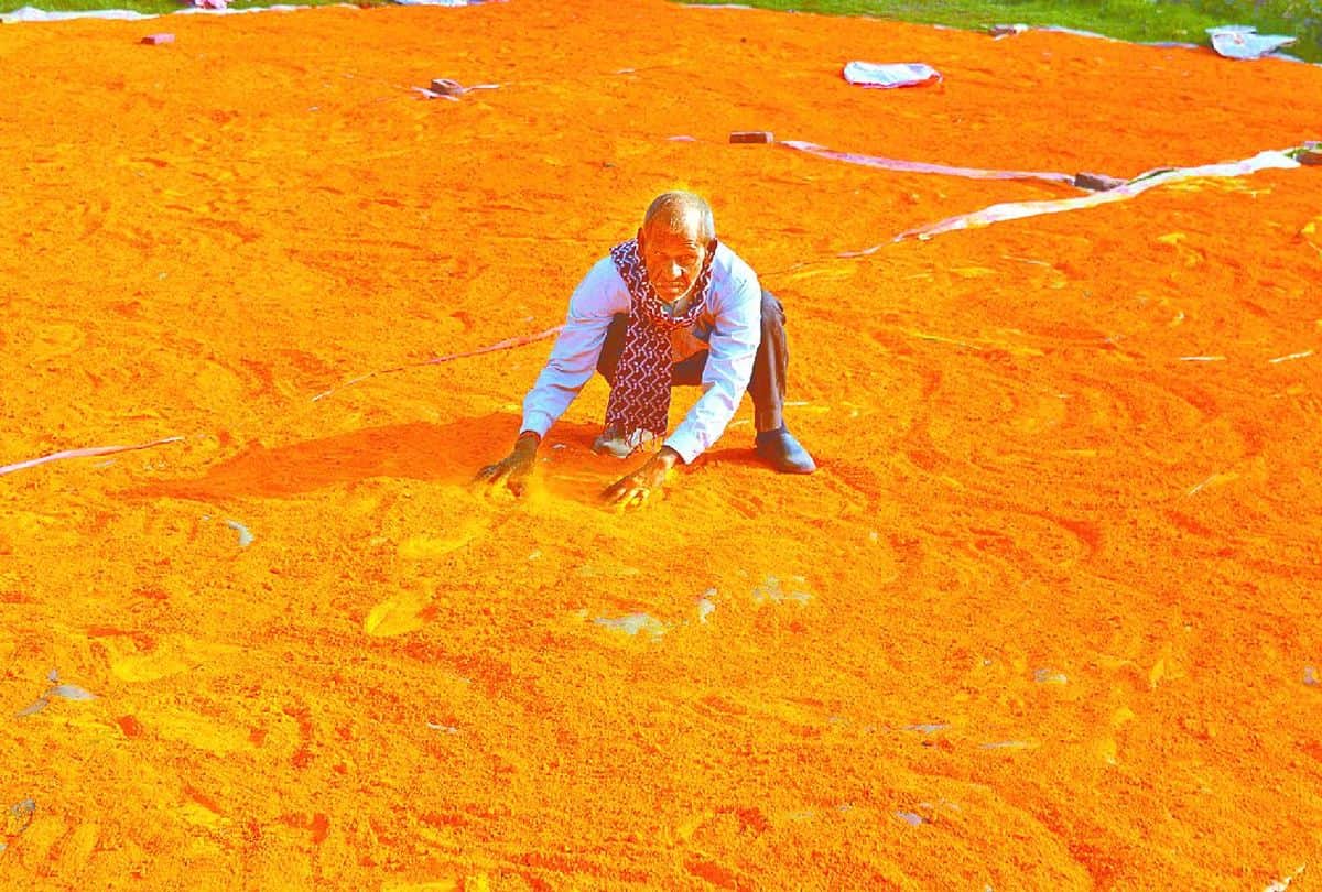 holi colours making in mathua