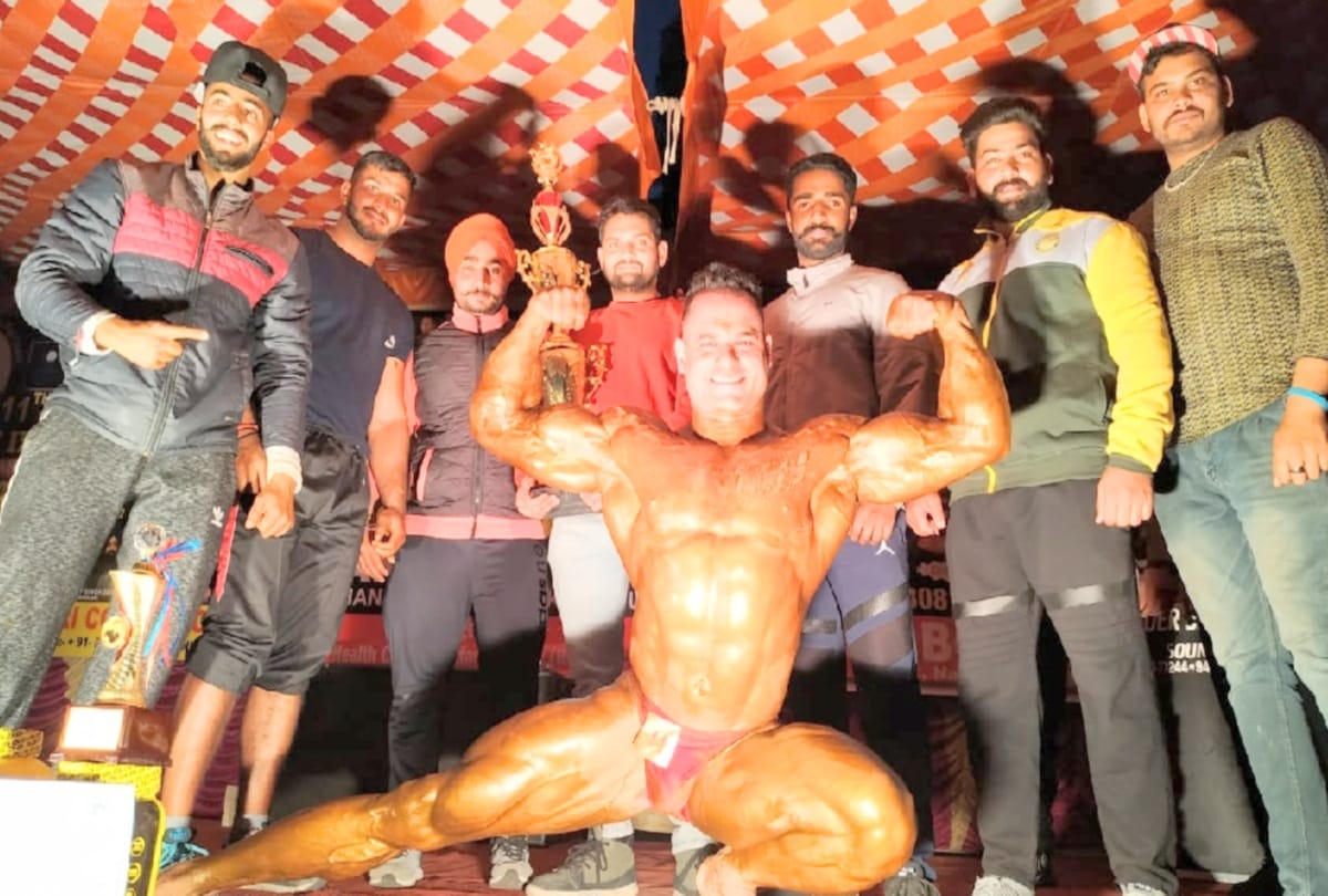 Himachal Veeru won  Mr. North India Body building competition