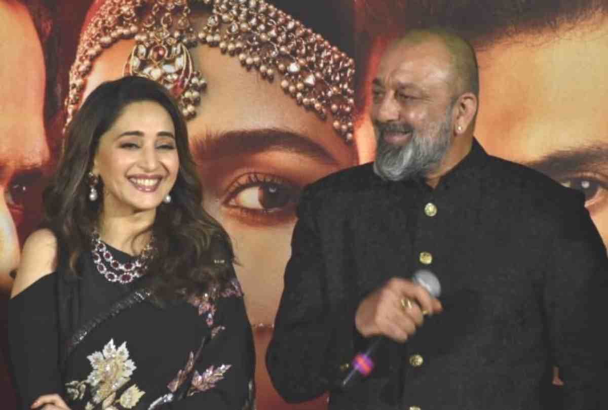 Sanjay Dutt was nervous to work with madhuri dixit in kalank