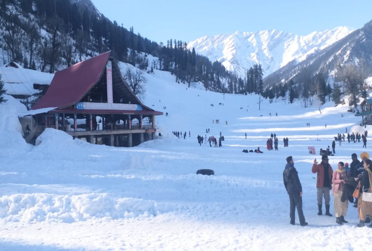 fresh snowfall recorded in manali and lahaul spiti