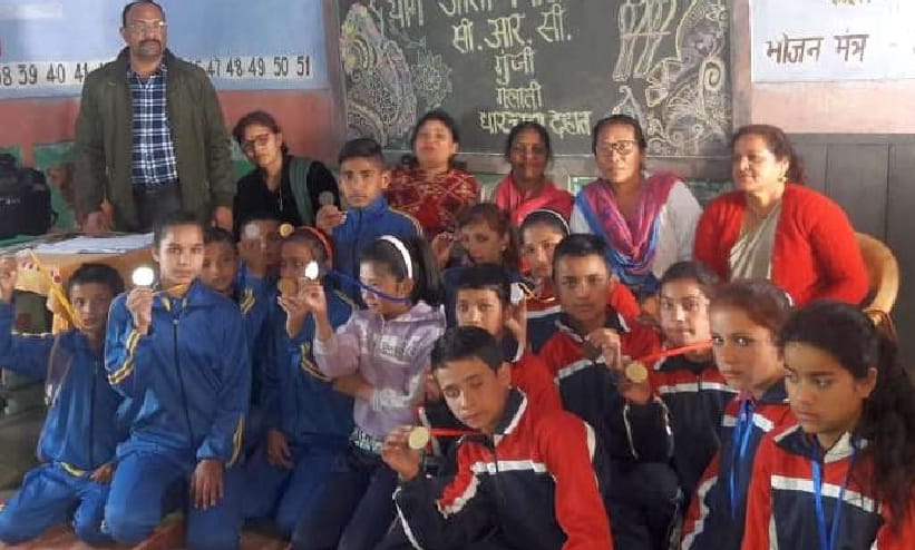 Yoga Olympiad held in Galati, Ganji, Dharchula