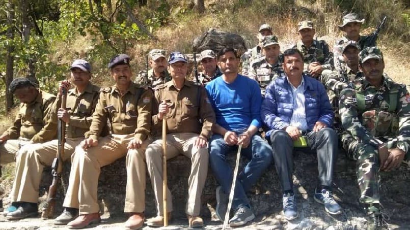 Police and SSB in the border area