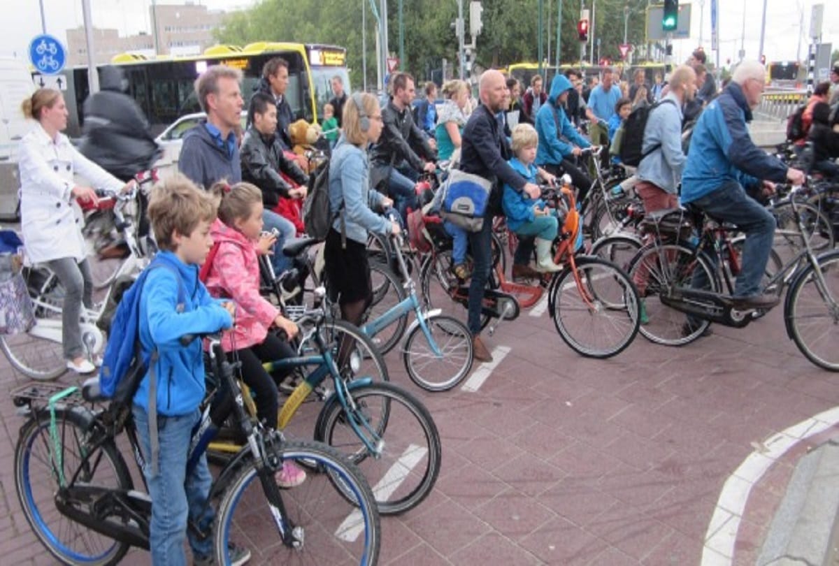 netherlands pays tax free rs 16 per kilometer for riding cycle to office to decrease pollution