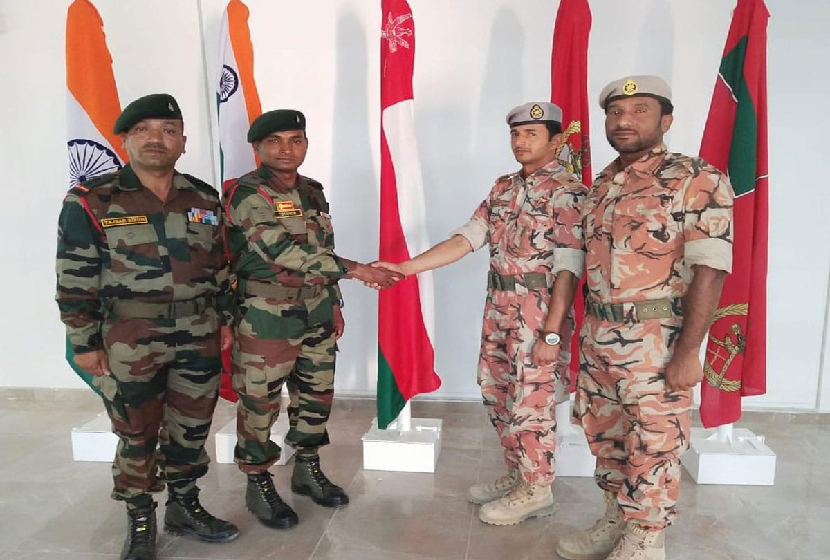Joint Ex between Indian Army & Royal Army Of Oman commenced today at Nizwa