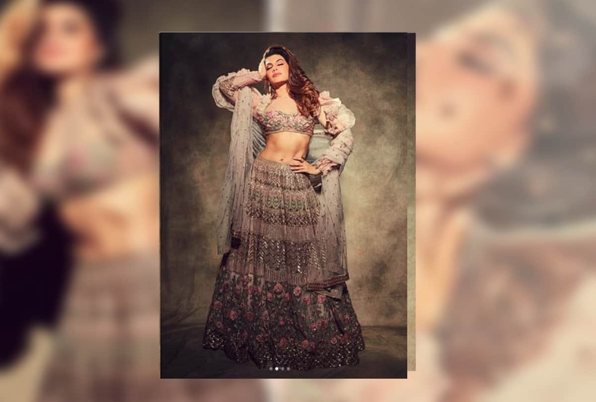 jacqueline fernandez looks gorgeous in falguni shane peacock pink lehenga