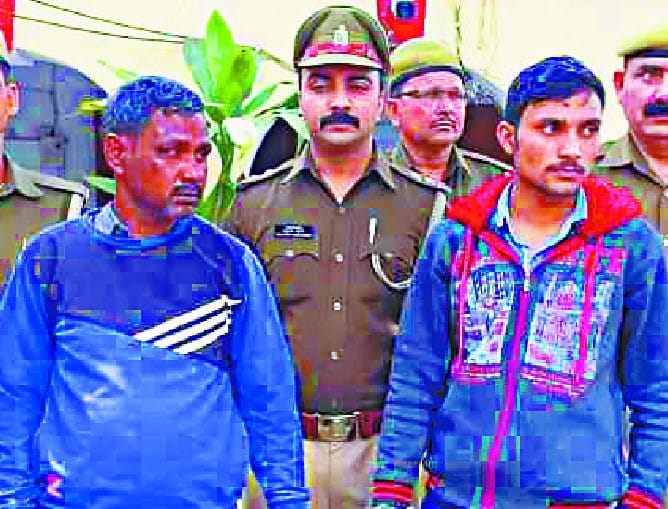 चोरी और लूट का खुलासा, शाहजहांपुर के दो शातिर गिरफ्तार