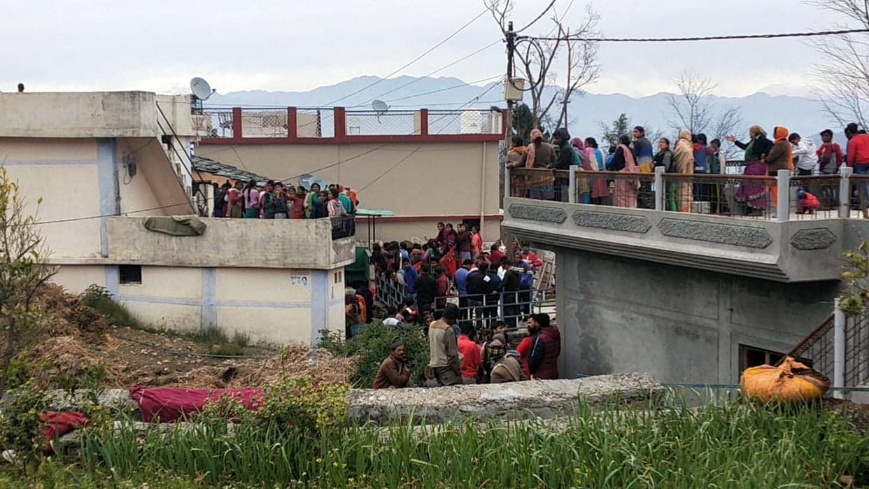 leopard enter in house at pauri