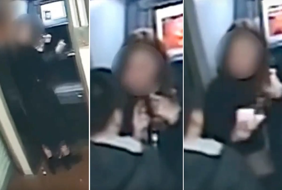 Man in China robs woman at ATM robber returns money after checking bank balance