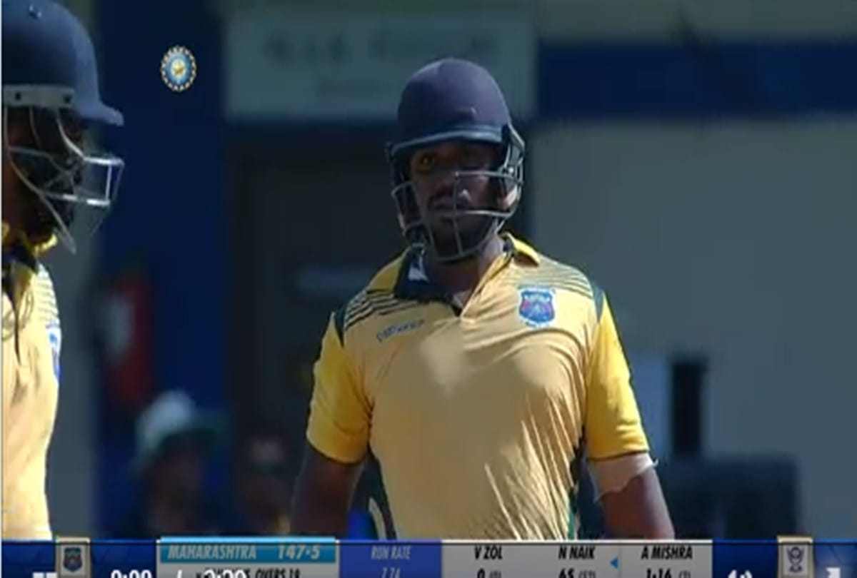 IPL 2019: Good news for KKR, wicket keeper Nikhil Naik hit 5 sixes in an over in sayed mushtak ali