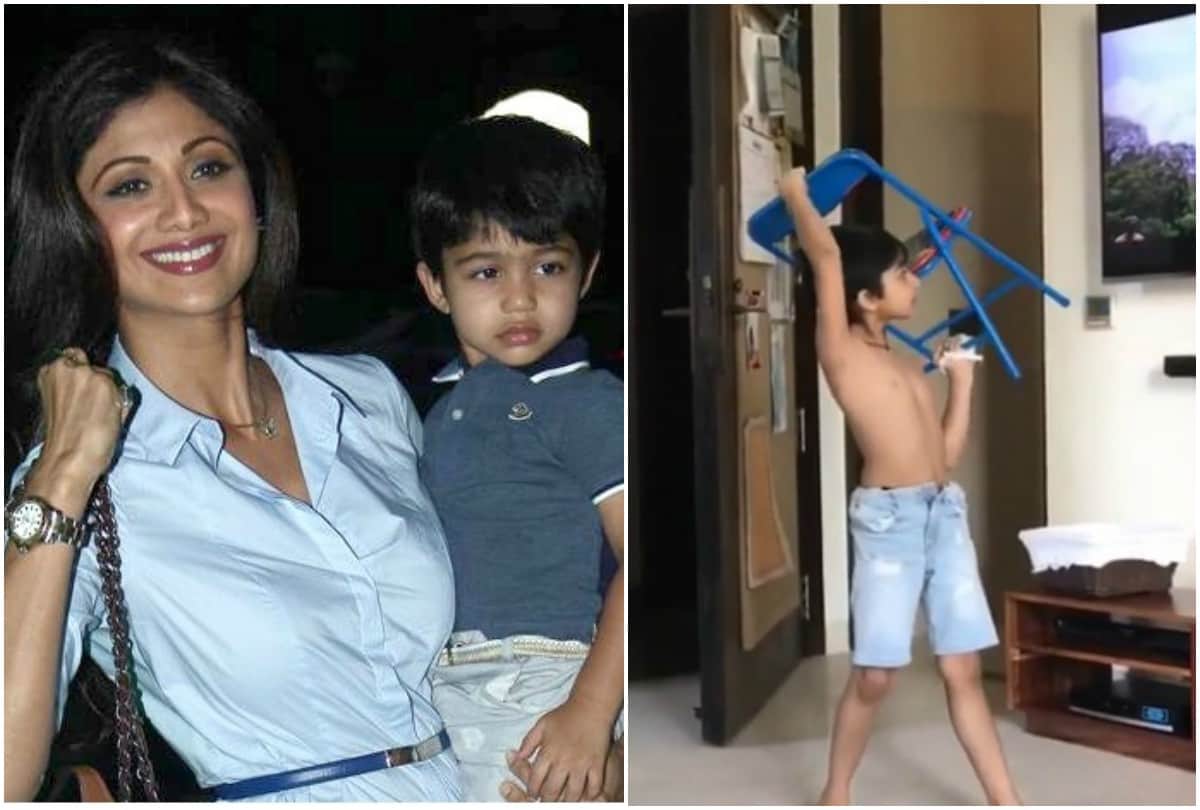Shilpa Shetty shared son Viaan Baahubali video on instagram