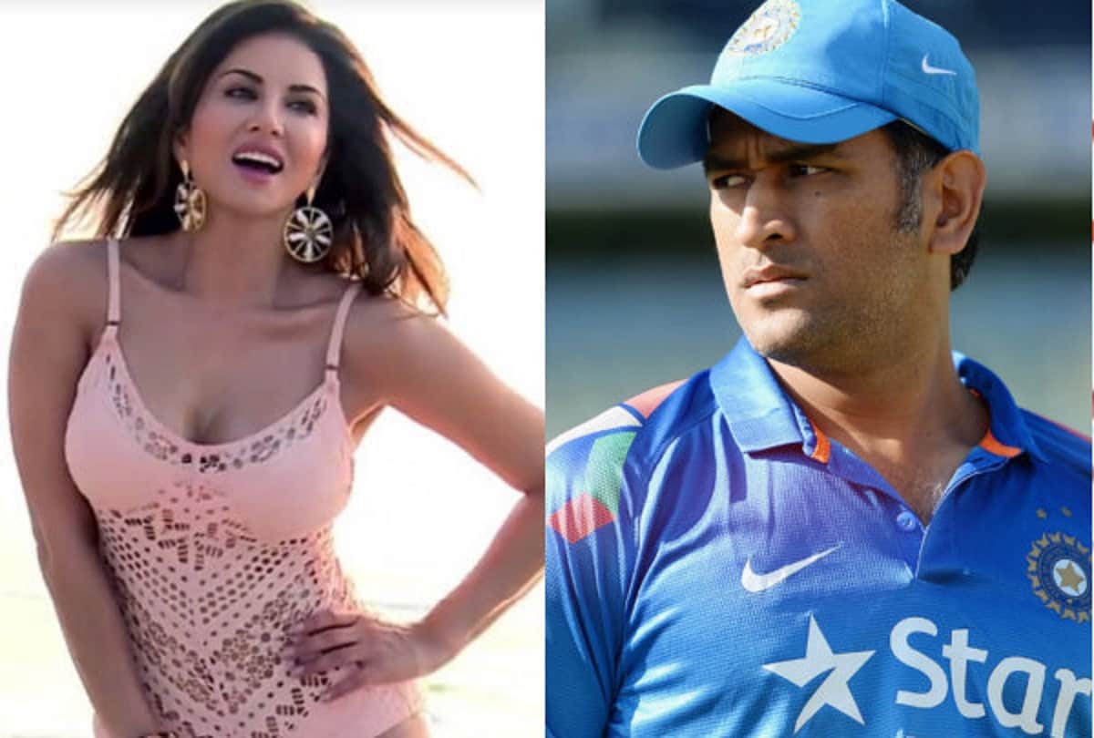 sunny leone said mahendra singh dhoni is my favourite player