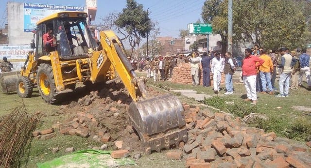 Encroachment removed from land of forest department