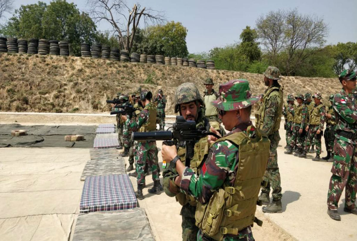 India Indonesia Army GARUD SHAKTI Joint Exercises in agra