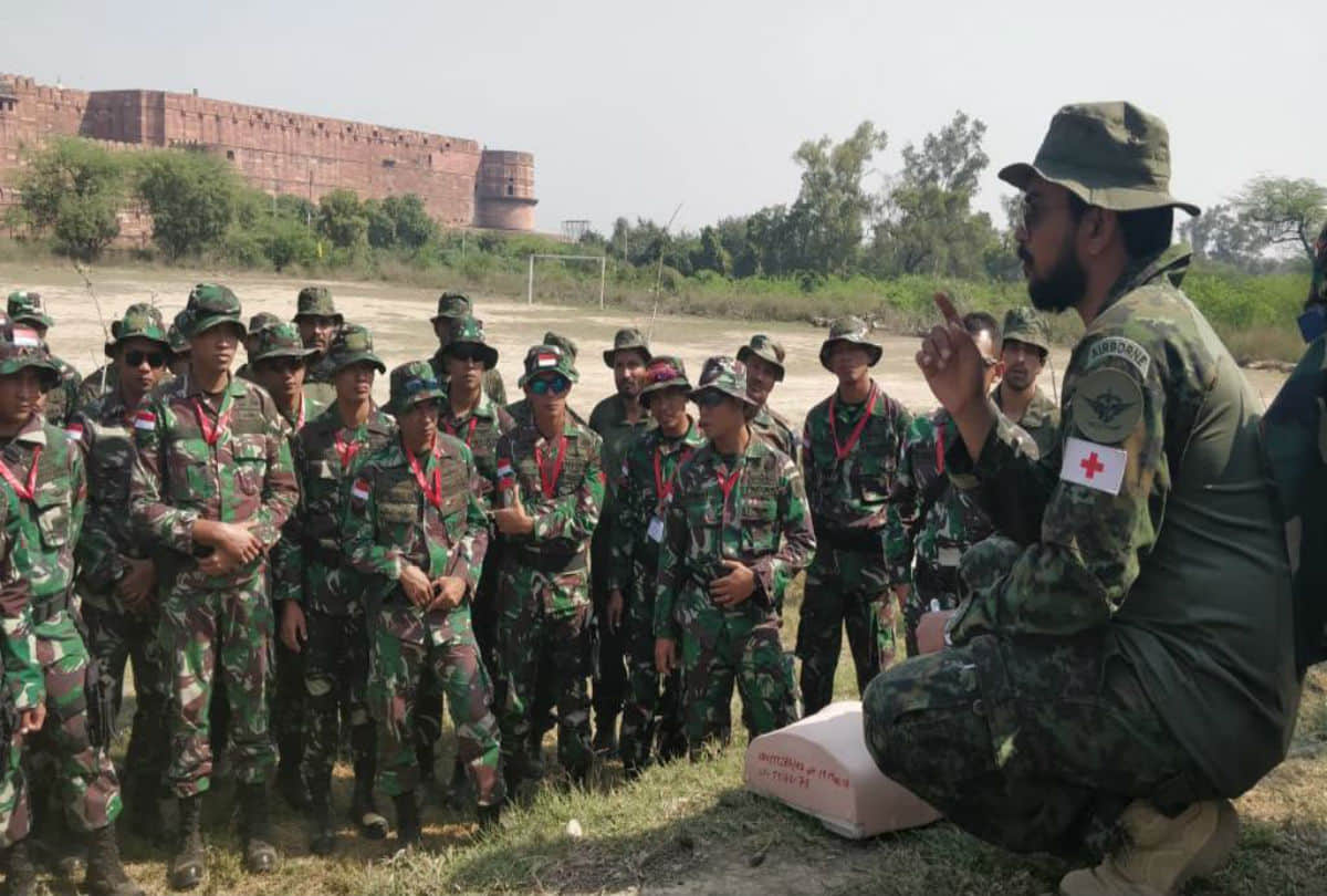 India Indonesia Army GARUD SHAKTI Joint Exercises in agra