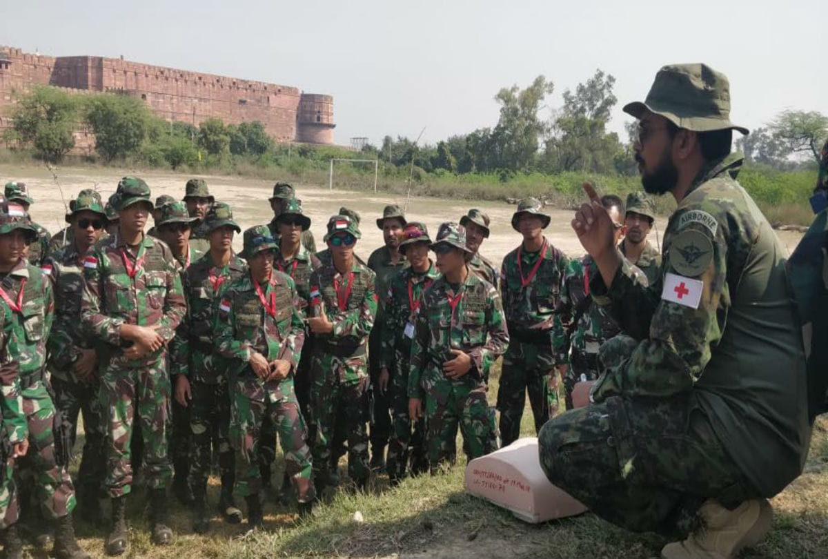 India Indonesia Army GARUD SHAKTI Joint Exercises in agra