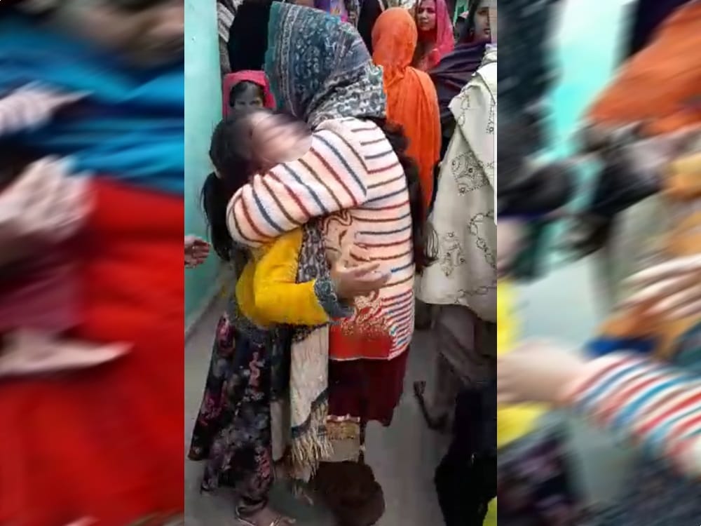 father death after judicial custody small girl crying