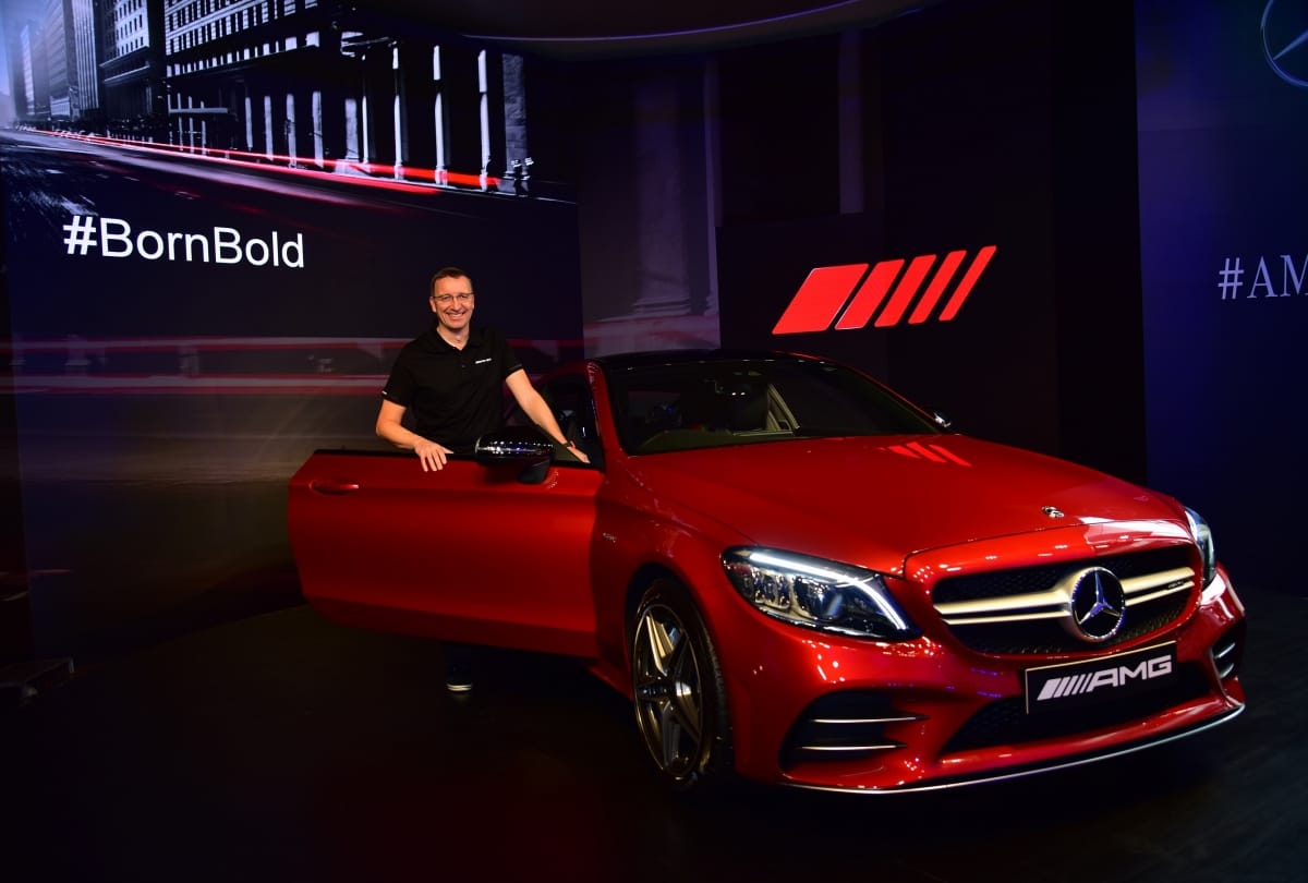 Here is the glimpse of Bold and beautiful Mercedes Amgc43, which launched in india today