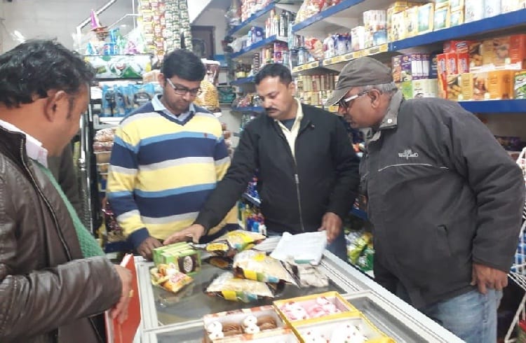 Raid on Raid on ranikhet  shops