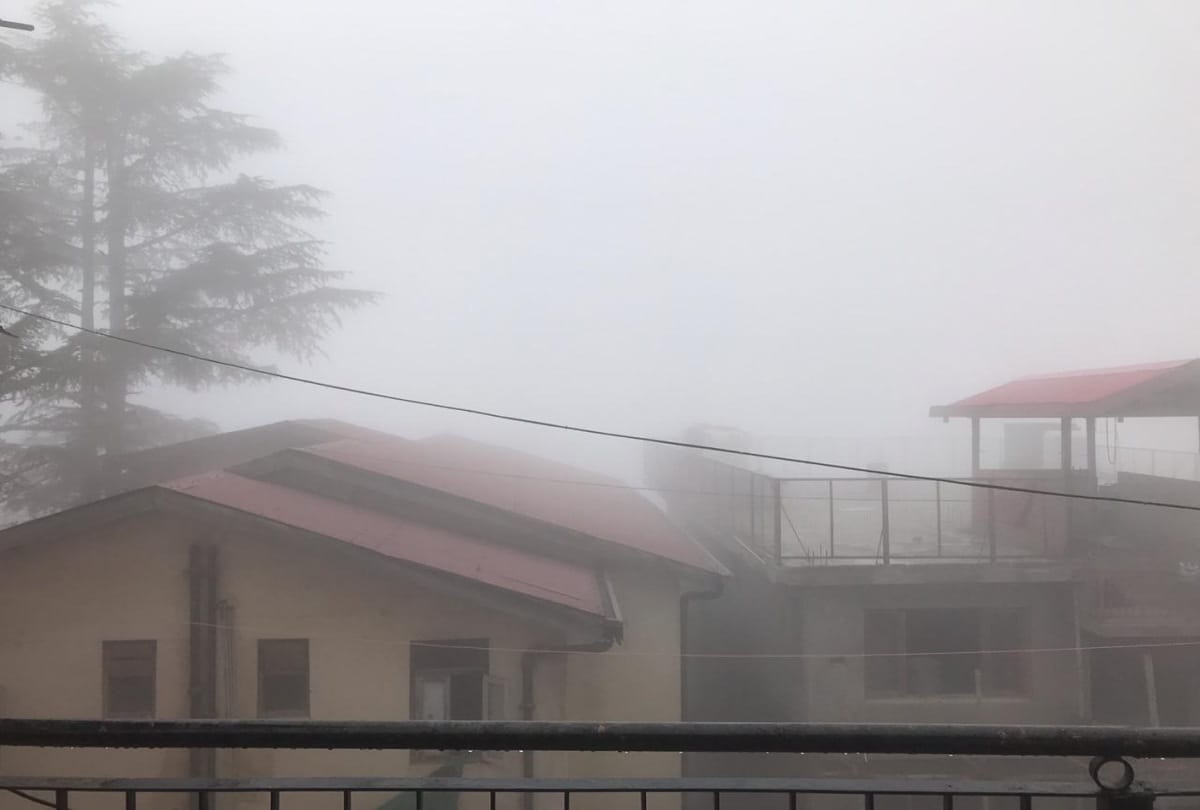 haze in queen of the mountains Shimla due to wd