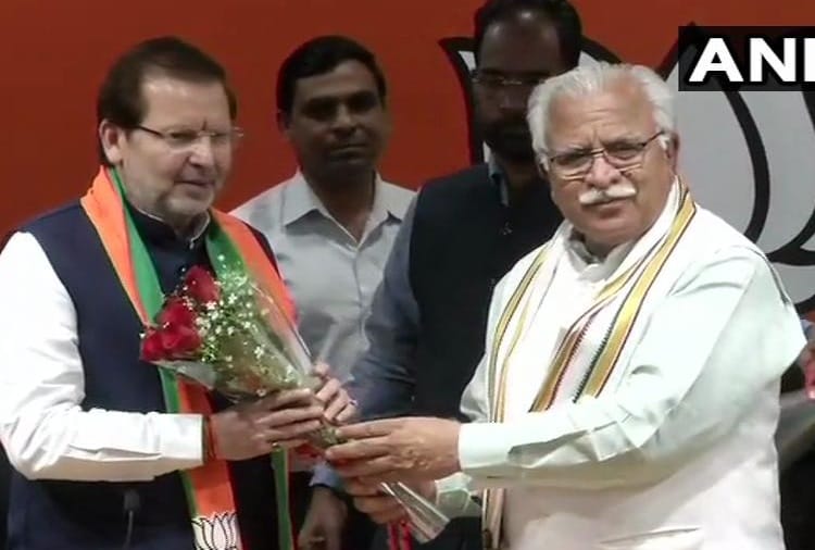 Lok Sabha Elections 2019, Former Congress MP from Haryana Arvind Sharma joins BJP