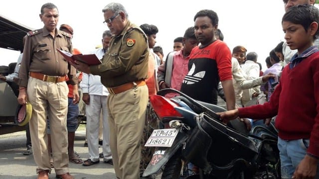 Bike rider dies in an accident