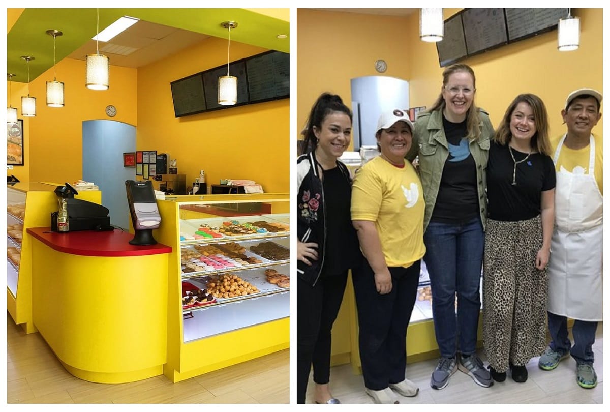 Son's tweet about photo of sad dad's new donut shop has no customers gets sweet reaction on Twitter 