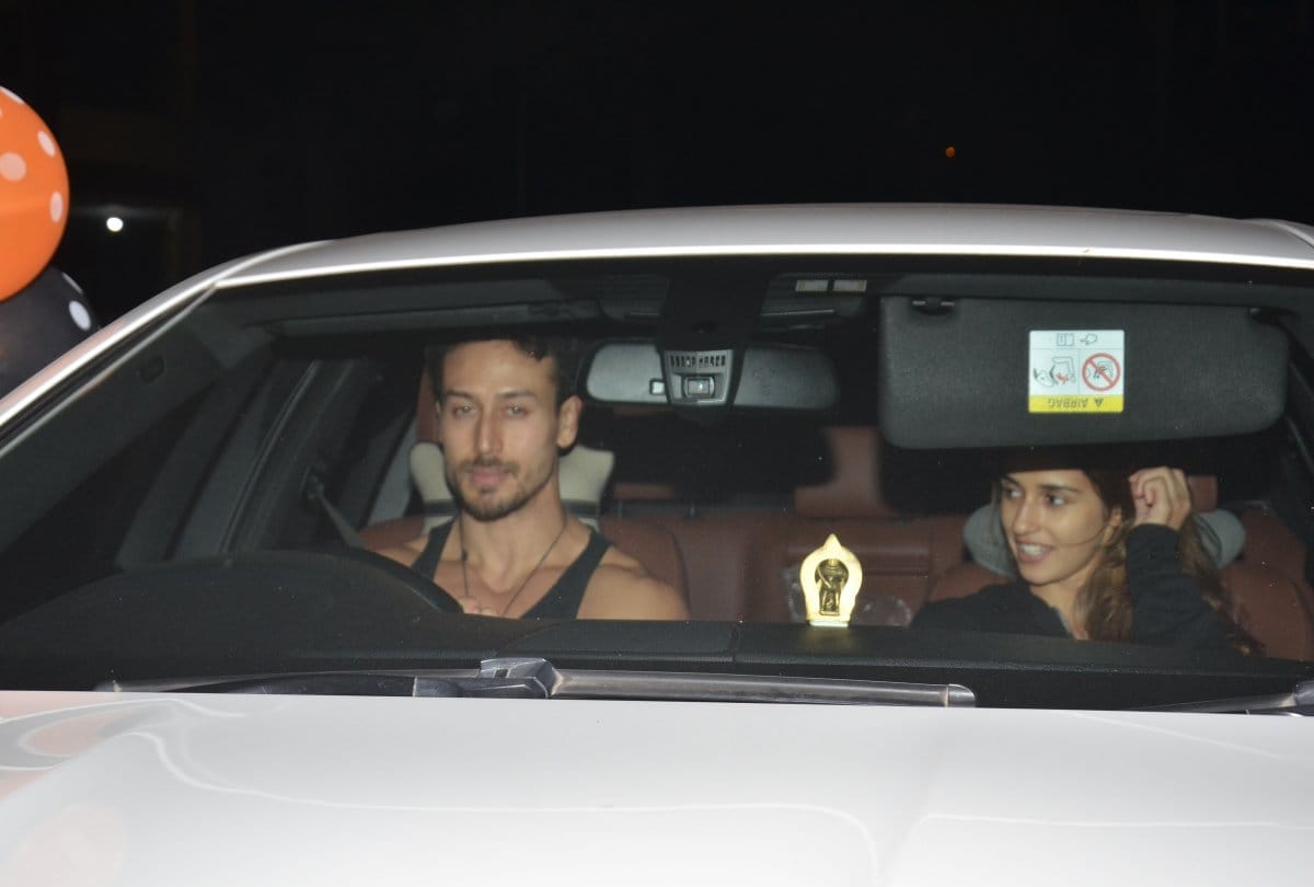 Disha Patani and Tiger Shroff spotted at market in mumbai