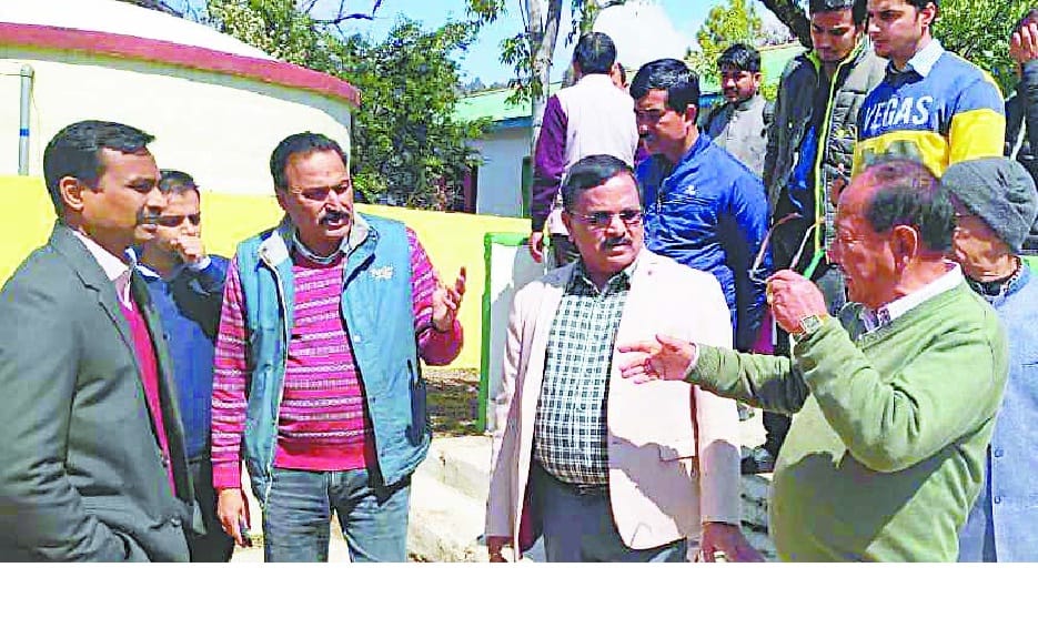 District election officer did the inspection of strong room and counting place