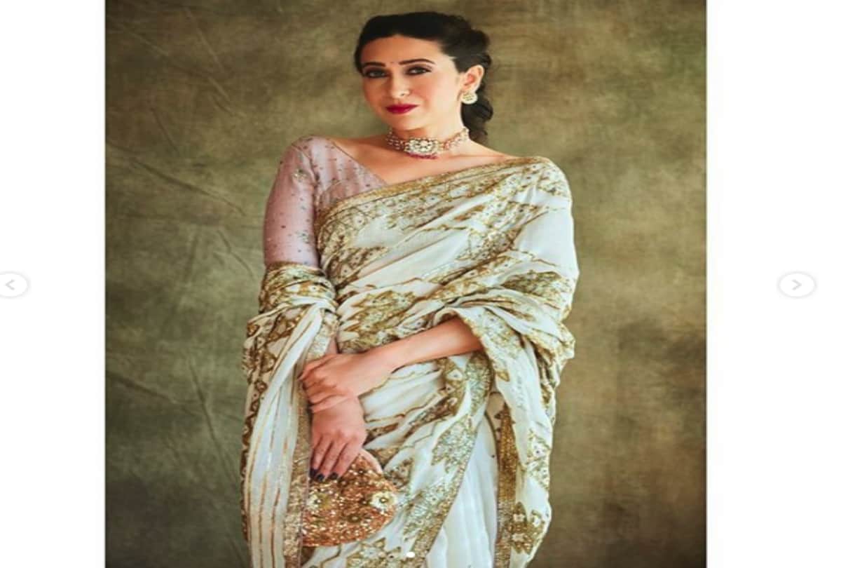 India fashion week karishma kapoor ramp walk in fashion designer Sanjukta Dutta collection