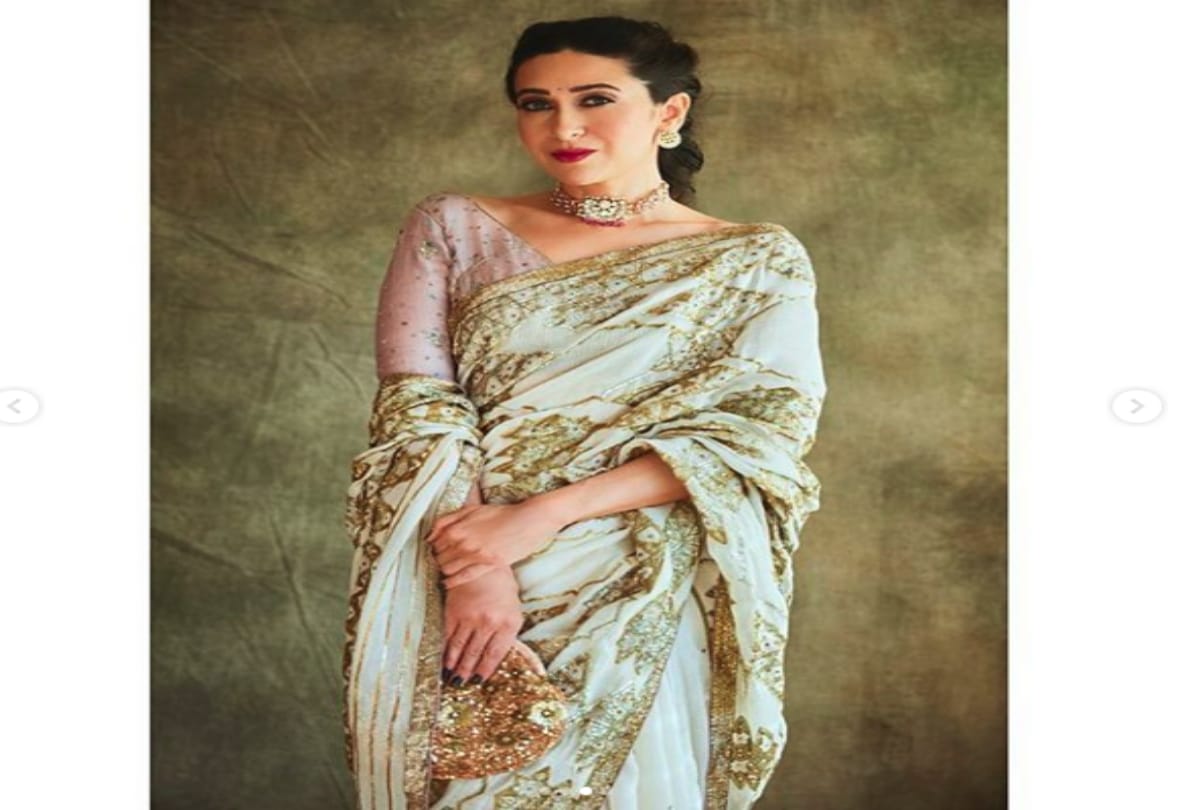 India fashion week karishma kapoor ramp walk in fashion designer Sanjukta Dutta collection