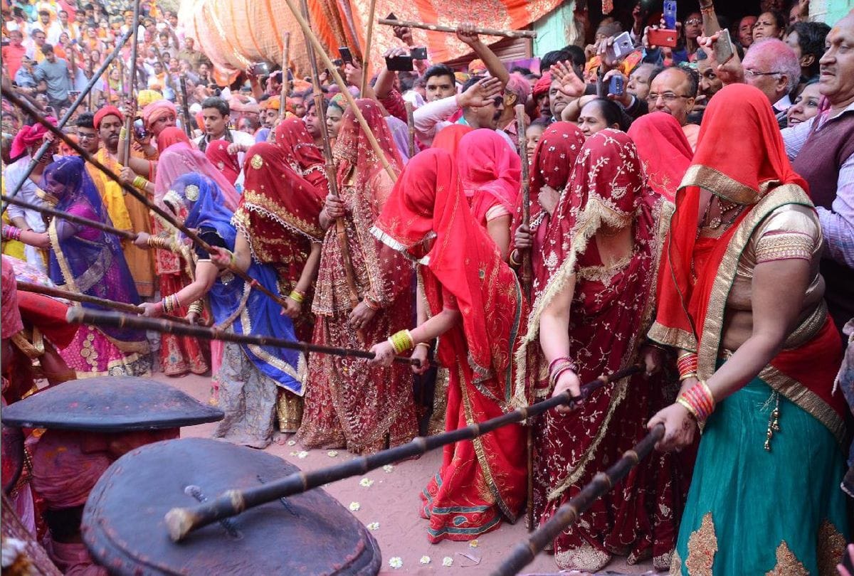 holi 2021 dates when is mathura vrindavan laddoo and lathmar holi