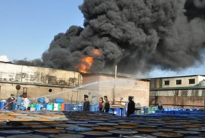 Major fire in a factory in mohali of Punjab