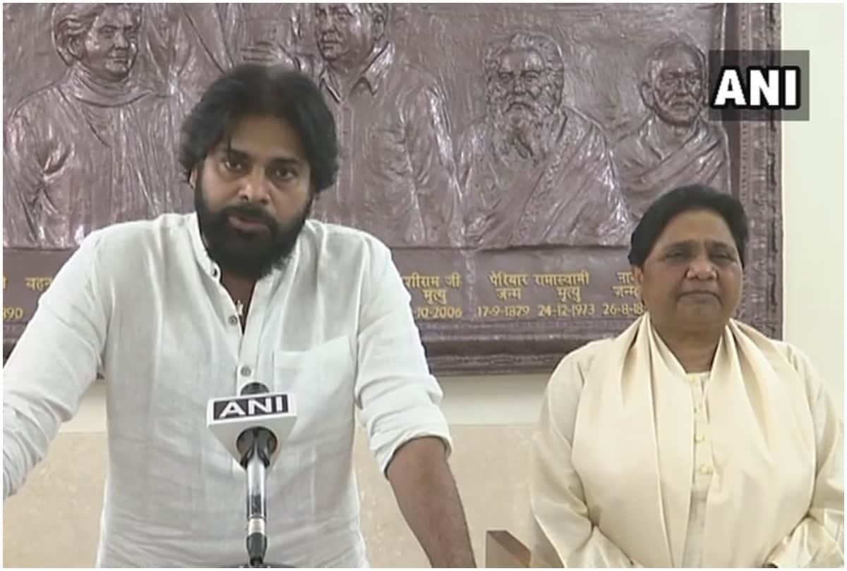 south actor pawan kalyan tied with mayawati for general election 2019