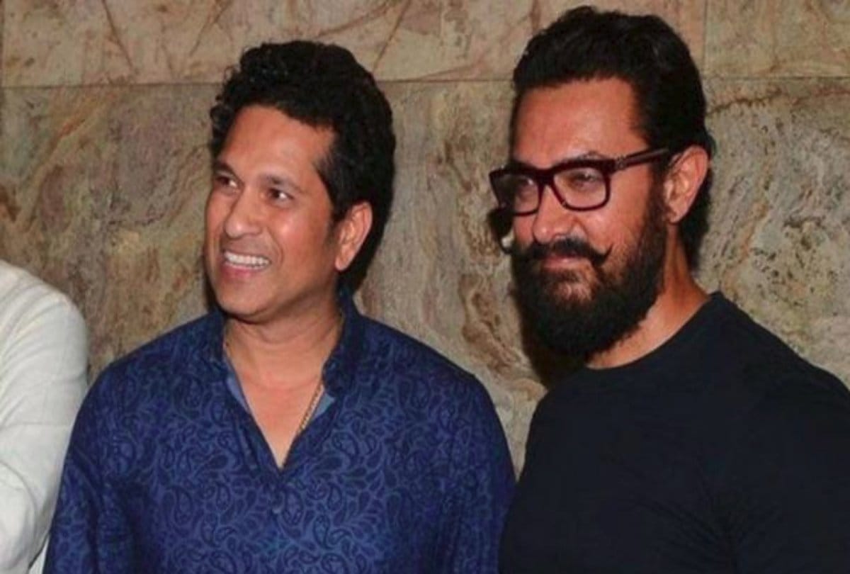 Sachin Tendulkar with Aamir Khan birthday with ghulam film song A kya bolta tu