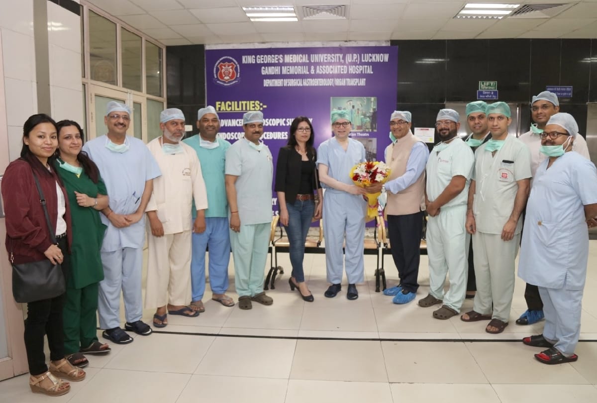 first liver transplant in KGMU