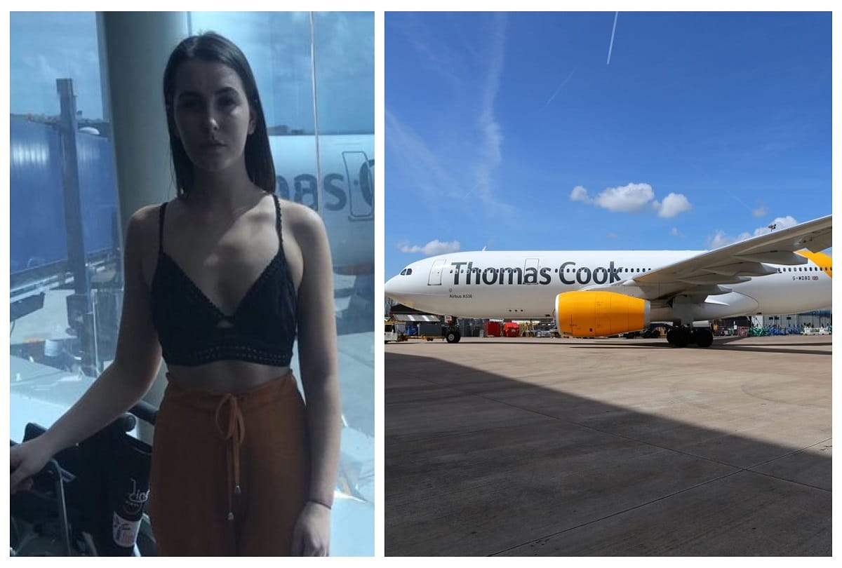 thomas cook airlines says woman of wear proper clothes or leave flight
