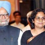 पूर्व प्रधानमंत्री मनमोहन सिंह और उनकी बेटी उपिंद्र कौर का फाइल फोटो