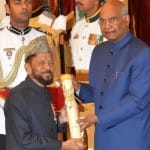 राष्ट्रपति राम नाथ कोविंद ने डॉ. हनीफ खान शास्त्री को सम्मानित किया