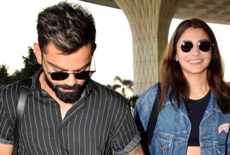 anushka sharma and virat kohli new hairstyle spot before ipl 2019