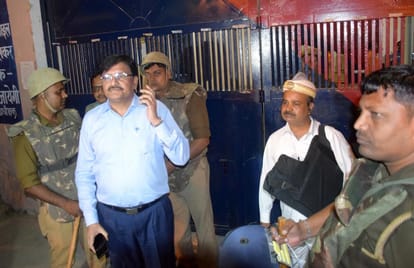 Prisoner fighting in azamgarh district jail