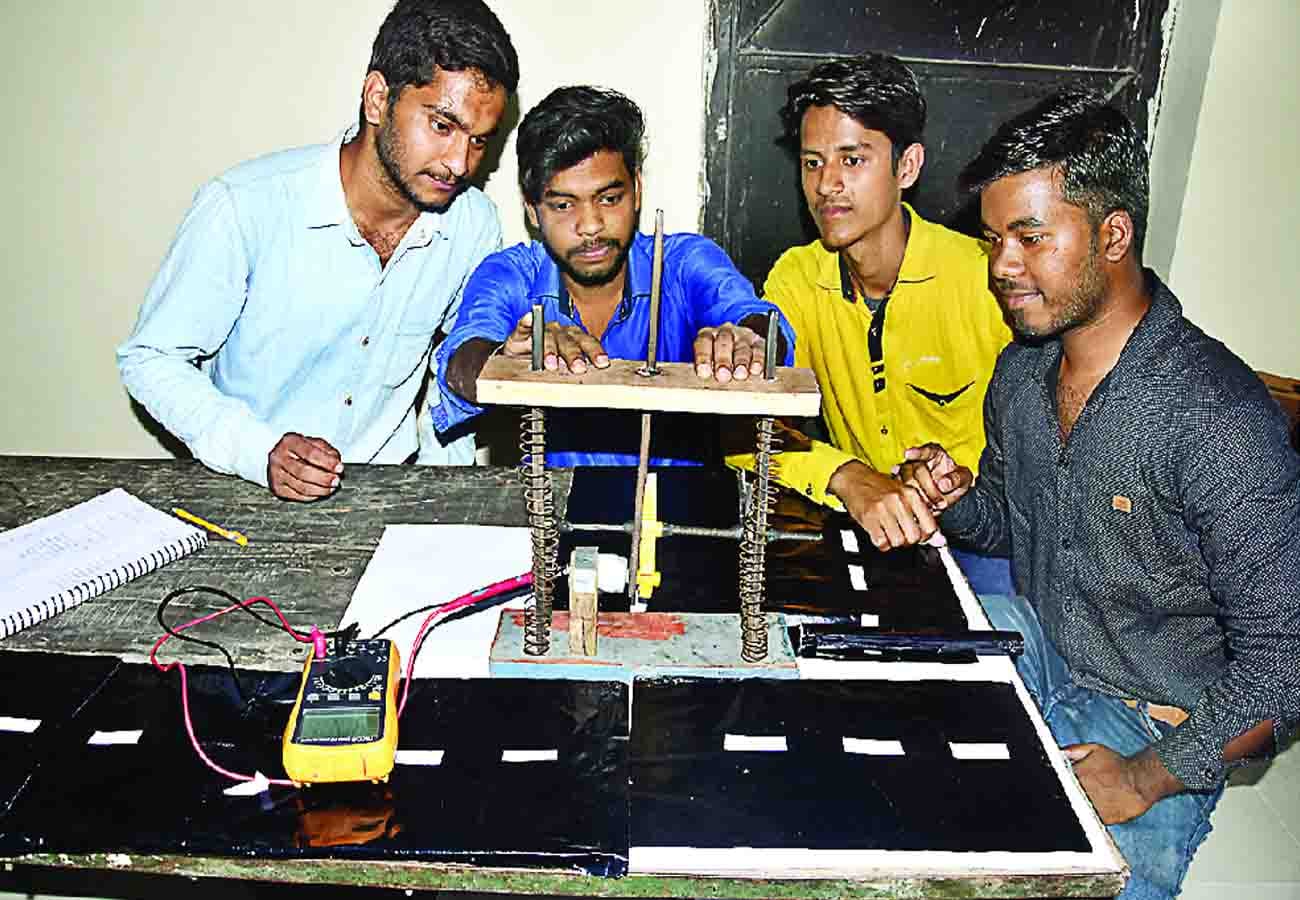 Electricity will be generated from speed breaker