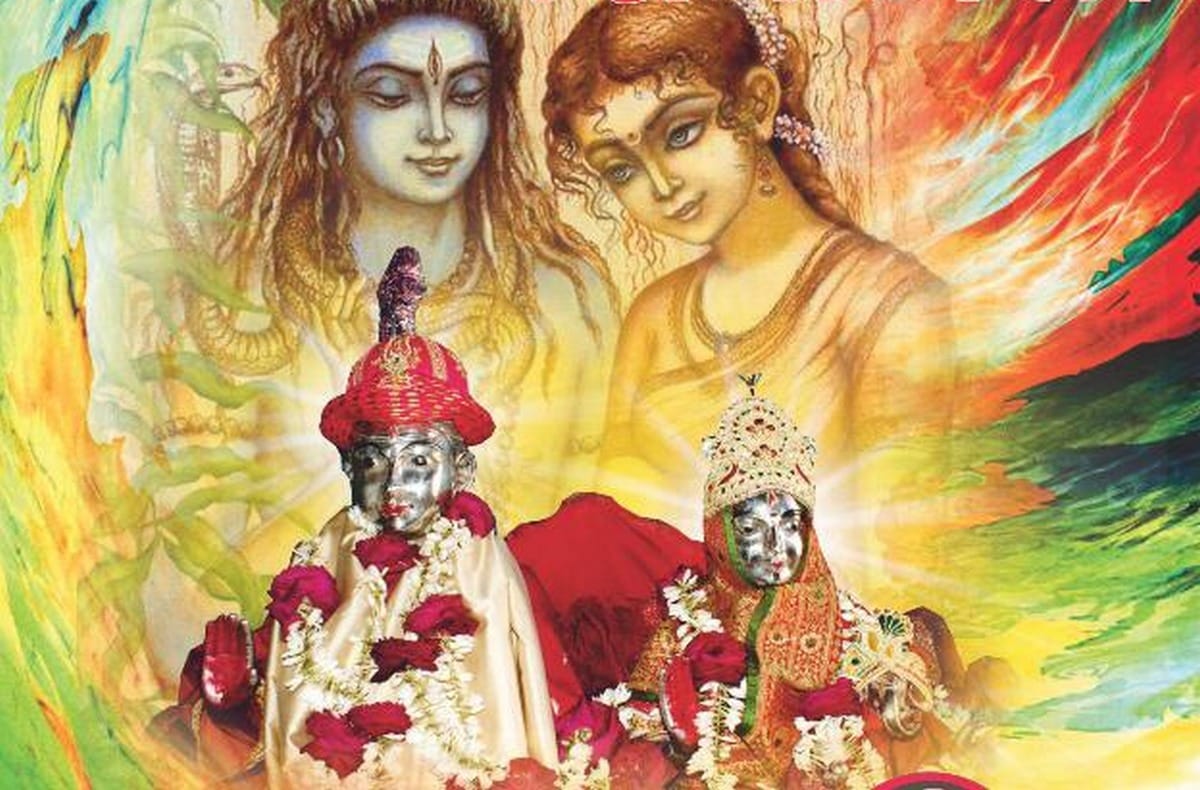 Lord shiv reached to godess gauri in varanasi before holi