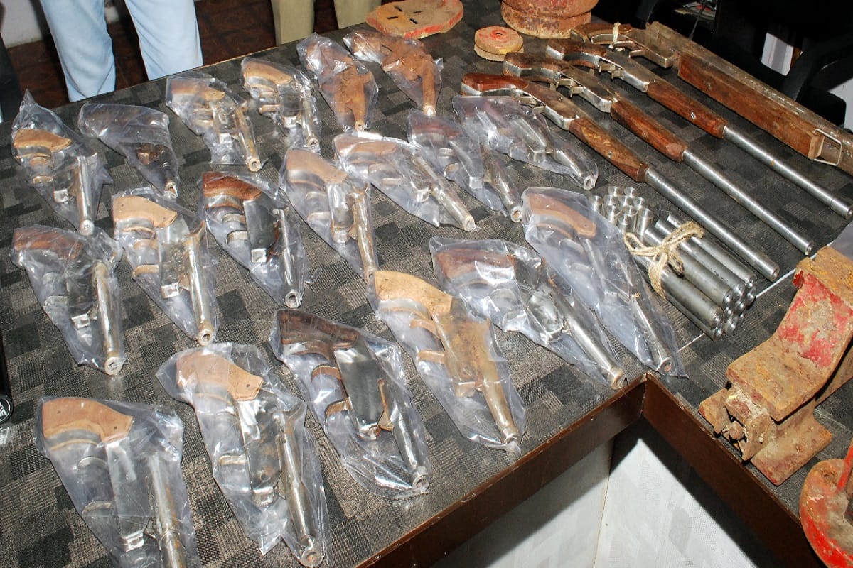 The illegal arms factory was busted in Shamli, and the police arrested two accused