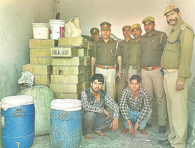 Milk grapes recovered, two arrested