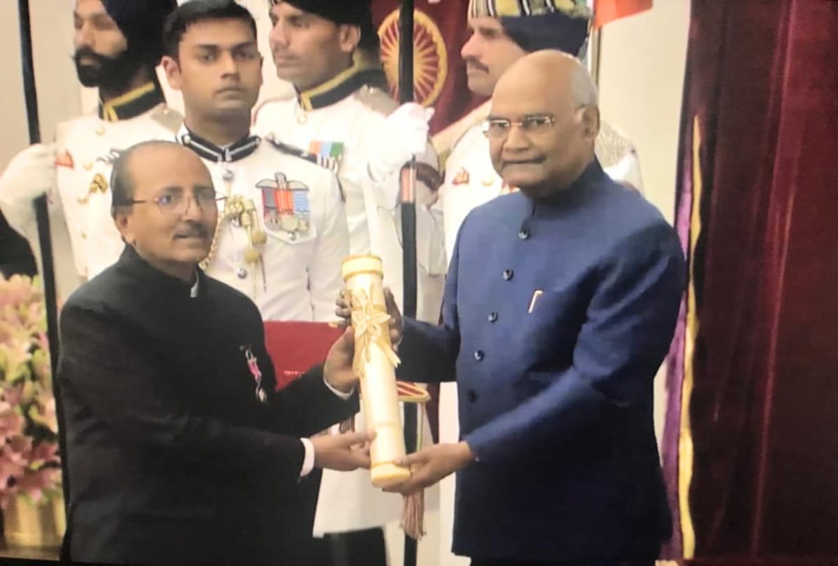 shimla: pgi chandigarh director dr. jagat ram awarded with padmashri