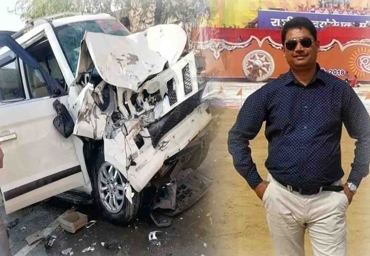Road accident in Kanpur dehat, one people died and one injured